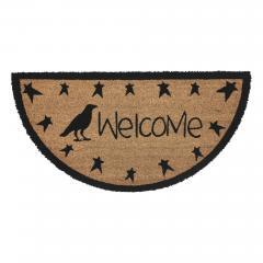 88891-Raven-Stars-Coir-Welcome-Rug-Half-Circle-16.5x33-image-2