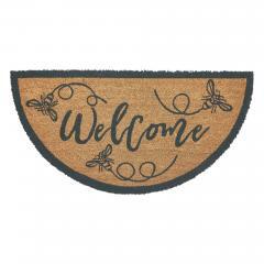 88896-Buzzy-Bees-Coir-Welcome-Rug-Half-Circle-16.5x33-image-2
