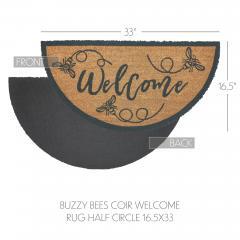 88896-Buzzy-Bees-Coir-Welcome-Rug-Half-Circle-16.5x33-image-4