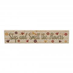 88596-Spring-In-Bloom-Stop-And-Smell-The-Flowers-MDF-Wall-Sign-3x14x0.75-image-3