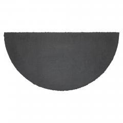 88907-Welcome-To-Our-Home-Black-Tan-Coir-Rug-Half-Circle-16.5x33-image-3