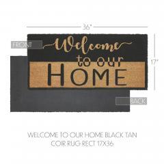 88908-Welcome-To-Our-Home-Black-Tan-Coir-Rug-Rect-17x36-image-4