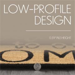 88910-Welcome-To-Our-Home-Black-Tan-Coir-Rug-Rect-20x30-image-6