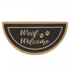 88911-Woof-Welcome-Coir-Rug-Half-Circle-16.5x33-image-2