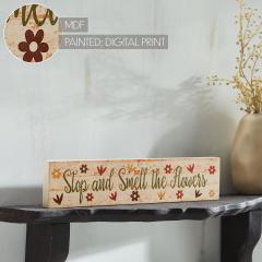88596-Spring-In-Bloom-Stop-And-Smell-The-Flowers-MDF-Wall-Sign-3x14x0.75-image-7