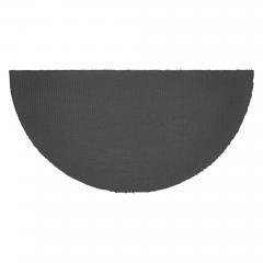 88919-Black-Check-Stars-Coir-Welcome-Rug-Half-Circle-16.5x33-image-3
