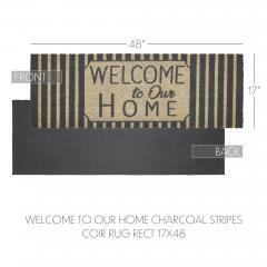 88924-Welcome-To-Our-Home-Charcoal-Stripes-Coir-Rug-Rect-17x48-image-4