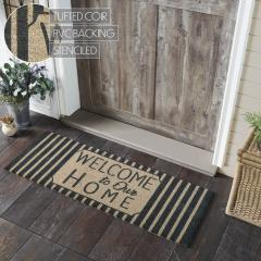 88924-Welcome-To-Our-Home-Charcoal-Stripes-Coir-Rug-Rect-17x48-image-5
