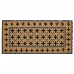 88927-Charleston-Mosaic-Black-Grey-Coir-Rug-Rect-17x36-image-2