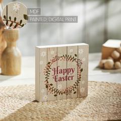 88598-Spring-In-Bloom-Happy-Easter-w-Wreath-Shiplap-MDF-Block-Sign-5x5x1-image-6