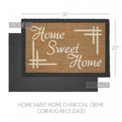 88938-Home-Sweet-Home-Charcoal-Creme-Coir-Rug-Rect-20x30-image-4