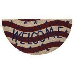 88939-RWB-Flag-Stripes-Coir-Welcome-Rug-Half-Circle-16.5x33-image-2