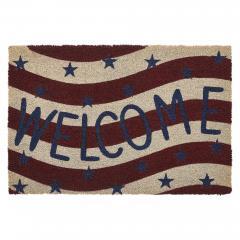 88942-RWB-Flag-Stripes-Coir-Welcome-Rug-Rect-20x30-image-2