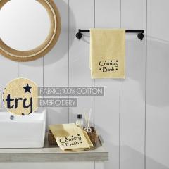 88837-Navy-Country-Bath-Stars-Creme-Hand-Towel-Set-of-2-16x26-image-6