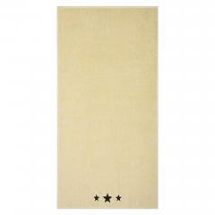 88839-Black-Stars-Creme-Bath-Towel-Set-of-2-27x54-image-2