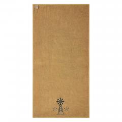 88845-Black-Windmill-Stars-Tan-Bath-Towel-Set-of-2-27x54-image-3