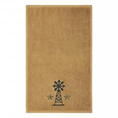 88846-Black-Windmill-Stars-Tan-Hand-Towel-Set-of-2-16x26-image-2