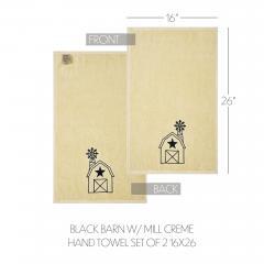 88849-Black-Barn-w-Mill-Creme-Hand-Towel-Set-of-2-16x26-image-5