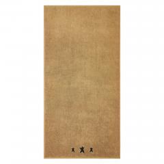 88851-Black-Prim-Stars-Tan-Bath-Towel-Set-of-2-27x54-image-2
