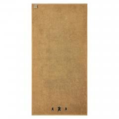 88851-Black-Prim-Stars-Tan-Bath-Towel-Set-of-2-27x54-image-3