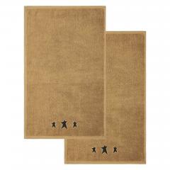88852-Black-Prim-Stars-Tan-Hand-Towel-Set-of-2-16x26-image-4