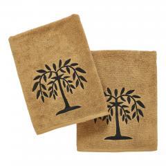 88857-Black-Willow-Tree-Tan-Bath-Towel-Set-of-2-27x54-image-4
