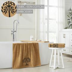 88857-Black-Willow-Tree-Tan-Bath-Towel-Set-of-2-27x54-image-6