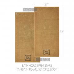 88824-Bath-House-Prim-Stars-Tan-Bath-Towel-Set-of-2-27x54-image-5