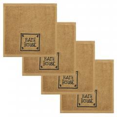 88826-Bath-House-Prim-Stars-Tan-Washcloth-Set-of-4-12x12-image-2
