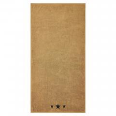 88827-Black-Stars-Tan-Bath-Towel-Set-of-2-27x54-image-2