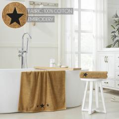 88827-Black-Stars-Tan-Bath-Towel-Set-of-2-27x54-image-6