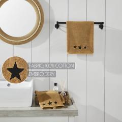 88828-Black-Stars-Tan-Hand-Towel-Set-of-2-16x26-image-6