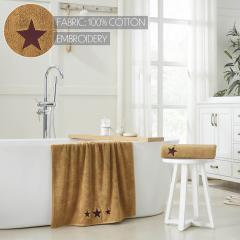 88830-Burgundy-Stars-Tan-Bath-Towel-Set-of-2-27x54-image-6