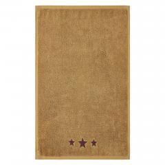 88831-Burgundy-Stars-Tan-Hand-Towel-Set-of-2-16x26-image-2