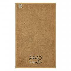 88834-Black-Country-Bath-Stars-Tan-Hand-Towel-Set-of-2-16x26-image-3