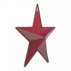 88787-Metal-Star-Distressed-Burgundy-w-Pocket-12x12-image-4