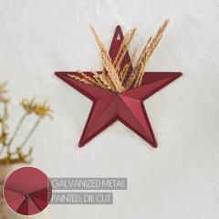 88787-Metal-Star-Distressed-Burgundy-w-Pocket-12x12-image-6