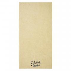 88836-Navy-Country-Bath-Stars-Creme-Bath-Towel-Set-of-2-27x54-image-2