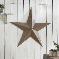 Metal Star Rust Brown Distressed 36x36