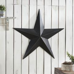 Metal Star Black Distressed 36x36
