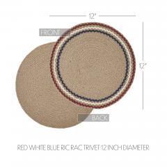 88988-Red-White-Blue-Ric-Rac-Trivet-12-Inch-Diameter-image-4