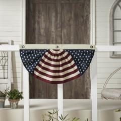 My Country Stars & Stripes Bunting Flag 12x24