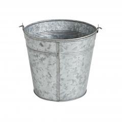 88996-Metal-Bucket-w-Star-Cutout-Galvanized-6x6.5x5-image-4