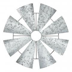88999-Galvanized-Metal-Windmill-Blades-Wall-Hanging-16.75x16.75-image-2