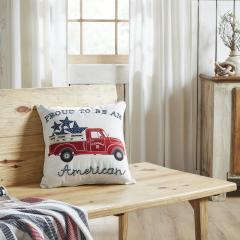 89005-Proud-To-Be-An-American-Blue-Stars-On-Red-Truck-Pillow-18x18-image-1