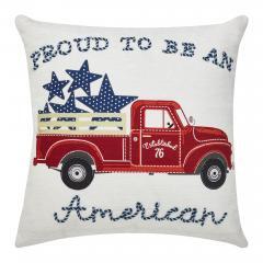 89005-Proud-To-Be-An-American-Blue-Stars-On-Red-Truck-Pillow-18x18-image-2
