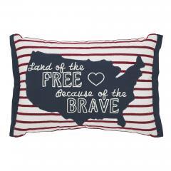 89006-Land-Of-The-Free-Because-Of-The-Brave-American-Map-On-Red-Stripes-Pillow-14x20-image-2