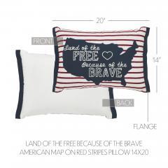 89006-Land-Of-The-Free-Because-Of-The-Brave-American-Map-On-Red-Stripes-Pillow-14x20-image-4