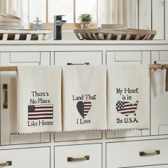 The Land That I Love Tea Towel Set of 3 16x28
