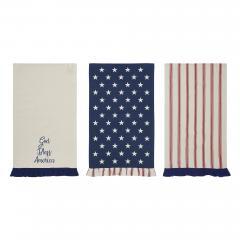 89010-Hatteras-Stars-GBA-Ruffled-Tea-Towel-Set-of-3-16x28-image-2